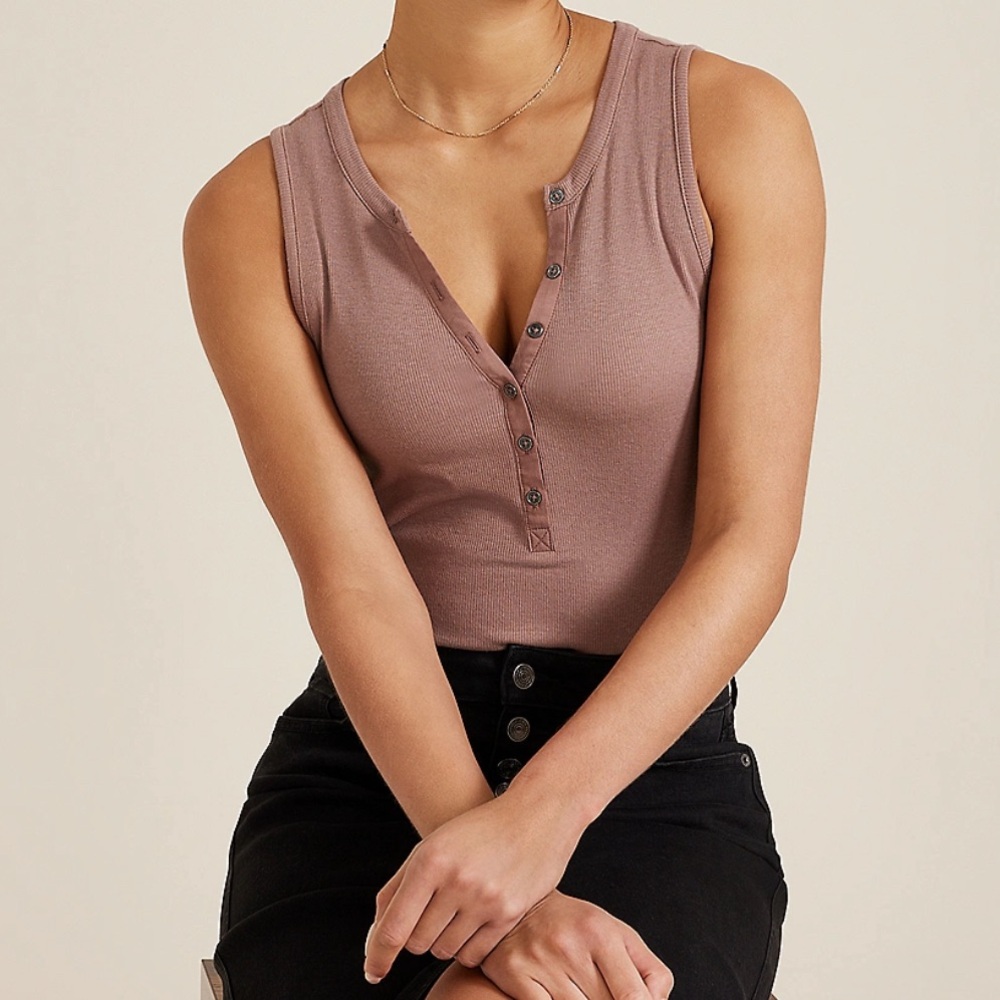 Maurices Henley Tank Top Size Medium